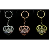 Periboia Metal Ayasofya Anahtarlık Kalp Tasarımlı - 1