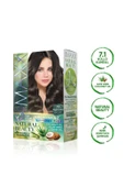 2 Paket Natural Beauty Amonyaksız Saç Boyası 7.1 Küllü Kumral - 3