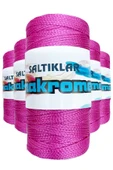 5 Adet Polyester Makrome İpi 1538 Fuşya 100 gr - 1