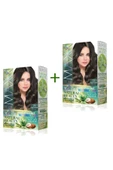 2 Paket Natural Beauty Amonyaksız Saç Boyası 7.1 Küllü Kumral - 1