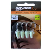 Savage Gear LRF Micro Sandeel Jighead Glow Zoka (4'lü Paket) thumbnail 4
