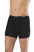 Bambu Düz Renk Erkek Boxer Siyah - 1275A - 1