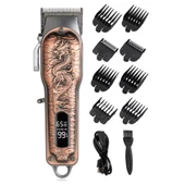 DEARLİNG çelik tasarım kancalı dijital göstergeli ayarlanabilir çelik bıçaklara sahip tıraş makinesi - 5