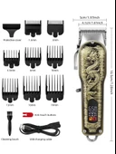 DEARLİNG çelik tasarım kancalı dijital göstergeli ayarlanabilir çelik bıçaklara sahip tıraş makinesi - 2