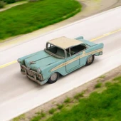 Dekoratif Metal Chevrolet Araba Antika Nostalji Eski Model Ev Dekoru Hediyelik Eşya - 3