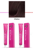 2 li Set Premium 4 Kahve - Kalıcı Krem Saç Boyası 2 X 50 g Tüp - 1