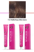 2 li Set Premium 7.31 Küllü Koyu Altın Sarısı - Kalıcı Krem Saç Boyası 2 X 50 g Tüp - 1