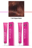 2 li Set Premium 7.44 Yoğun Bakır - Kalıcı Krem Saç Boyası 2 X 50 g Tüp - 1