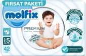 Molfix Premium Bebek Bezi Beden:5 (11-18KG) Junior 126 Adet Fırsat Pk + 6 Adet Islak Mendil - 2
