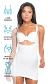 Beyaz Emay 5043 Göğsü Açık Masajlı Korse thumbnail 7