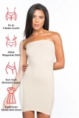 Ten Emay 5065 Straplez Elbise Korse - 6