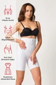 Beyaz Emay 2814 Double Yüksek Bel Boxer Lazer Korse thumbnail 6