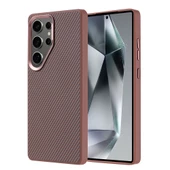 Samsung Galaxy S25 Ultra Kılıf Magsafe Şarj Özellikli Karbon Fiber Görünümlü Troy Kapak thumbnail 1