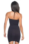 Siyah Emay 5065 Straplez Elbise Korse - 4