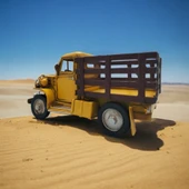 Dekoratif  Metal Kamyon Araba Antika Nostalji  Eski Model  Ev Dekoru Hediyelik Eşya - 2