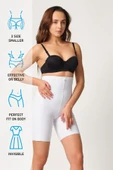 Beyaz Emay 2814 Double Yüksek Bel Boxer Lazer Korse thumbnail 14