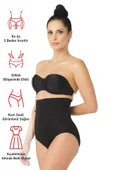 Siyah Emay 2029 Masajlı Double Slip Korse - 6
