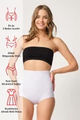 Beyaz Emay 2842 Lazer Dantelli Slip Korse thumbnail 6