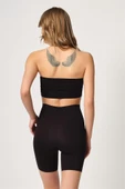 Siyah Emay 2707 Lazer Yüksek Bel Paçalı Korse thumbnail 4