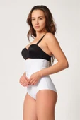 Beyaz Emay 2932 Double Karın Agraf Destekli Slip Lazer Korse - 8