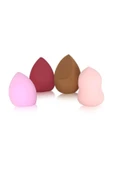 4 Lü Şişen Makyaj Süngeri Powder Puff Büyük Boy - 3