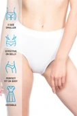 Beyaz Emay 7025 İnce Düşük Bel Slip Korse - 7