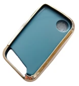 Volkswagen Passat B8 Skoda Superb Kodiaq Uyumlu Smart Kumanda Anahtar Kılıfı Oto Anahtarlık Gri Gold thumbnail 4