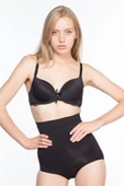 Siyah Emay 7024 İnce Yüksek Bel Slip Korse thumbnail 5