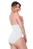 Beyaz Emay 2080 Yüksek Bel Çıtçıtlı Slip Korse thumbnail 5