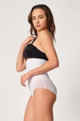 Beyaz Emay 2945 Tül Karyokalı Slip Lazer Korse - 1