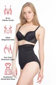 Siyah Emay 2028 Dantelli Yüksek Bel Slip Korse thumbnail 6