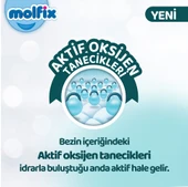 Molfix Premium Bebek Bezi Beden:6 (15+KG) Extra Large 162 Adet Ultra Fırsat Pk + 6 Adet Islak Mendil - 4