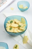 Akrilik Barok Aquamarin Orta Boy Kare Meyve & Salata Kasesi & Karıştırma Kabı / 1,5 Lt  (CAM DEĞİLDİR) - 8
