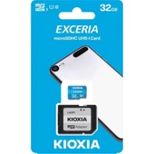 Kioxia 32GB Exceria microSDHC UHS-1 C10 100MB-sn Hafıza Kartı - 1