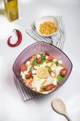 Akrilik Barok Mürdüm Büyük Kare Meyve & Salata Kasesi & Karıştırma Kabı / 3,3 Lt  (CAM DEĞİLDİR) - 4