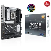 ASUS PRIME B860-PLUS CSM DDR5 HDMI-DP PCIE 5.0 1851p ATX KURUMSAL ANAKART thumbnail 1