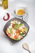 Akrilik Barok Füme Büyük Kare Meyve & Salata Kasesi & Karıştırma Kabı / 3,3 Lt  (CAM DEĞİLDİR) - 4