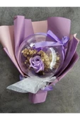 Düş Balonu MOR  Gül Hediyelik Kutulu Özel Gün Buketi Sevgililer Günü thumbnail 4
