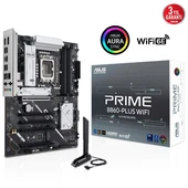 ASUS PRIME B860-PLUS WIFI7 DDR5 HDMI-DP PCIE 5.0 1851p ATX thumbnail 1