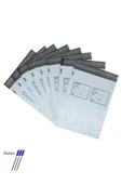 Cepli Küçük Boy Kargo Poşeti 24x30+5 cm - 100 Adet (40+40=80 Mikron) - 1