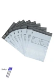 Cepli Küçük Boy Kargo Poşeti 24x30+5 cm - 200 Adet (40+40=80 Mikron) - 1