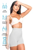 Ekru Mı Emay 7027 Düşük Bel Boxer Korse - 4