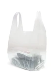 Şeffaf Atlet Poşet Orta Boy 28x50 cm 1 Paket Takriben 200 Adet - 2