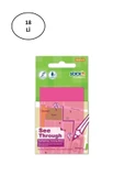 Gıpta Şeffaf Postit 76X51 Yarı Saydam Neon Pembe 50 Yaprak - 1
