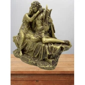 Paris&Helen 17 Cm Mitolojik Kahraman Heykel Dekor Hediyelik Eşya - 2