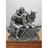 Paris&Helen 17 Cm Mitolojik Kahraman Heykel Dekor Hediyelik Eşya - 1