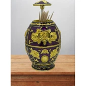 Dekoratif Yumurta Kürdanlık 10 Cm - 2