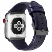 Apple Watch Lüx Deri Kordon 38mm (Seri 2 3 4 5 6 SE) - 1