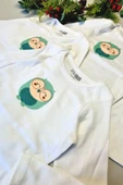 3 Adet Uzun Kollu Bebek Çıtçıtlı Body Çocuk Zıbın  %100 Pamuk - 2