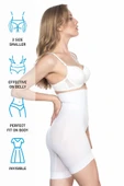 Beyaz Emay 2056 Yüksek Bel Masajlı Uzun Paça Korse thumbnail 7